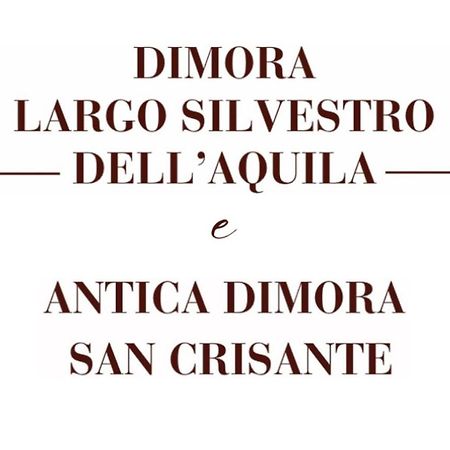 Dimora Largo Silvestro Dell'Aquila- Centro Storico Villa Eksteriør bilde
